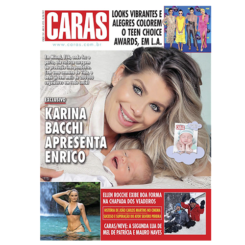 Beca Milano na revista Caras