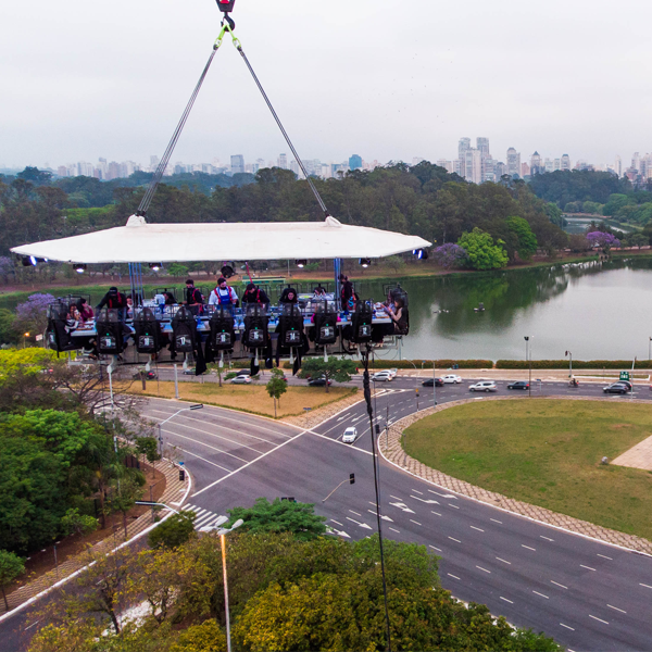 SUNSET D&D SHOPPING CELEBRA A PRIMAVERA COM CONVIDADOS NO DINNER IN THE SKY